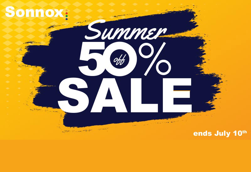 Sonnox Summer Sale – 50% Rabatt