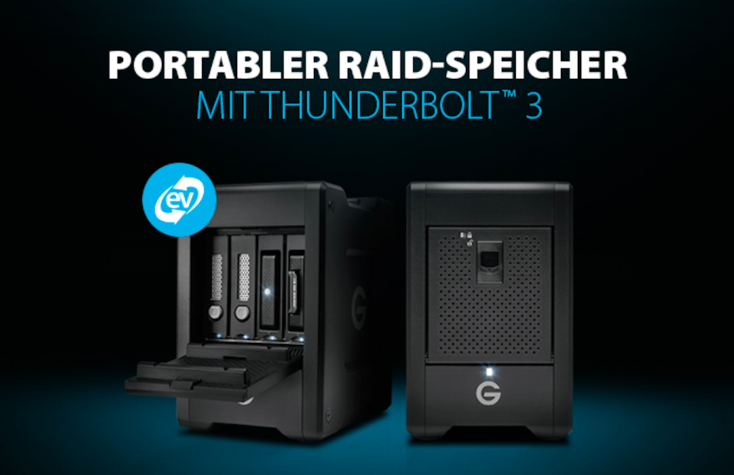 G-Speed Shuttle mit Thunderbolt 3