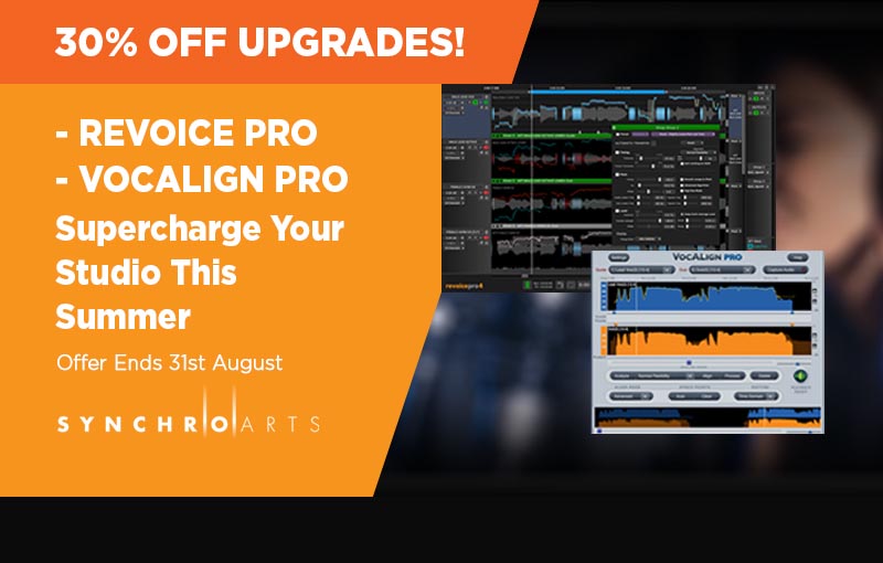 Synchro Arts – 30% Rabatt auf Upgrades