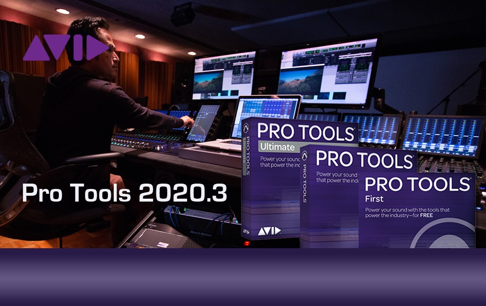 Pro Tools 2020.3 Software verfügbar