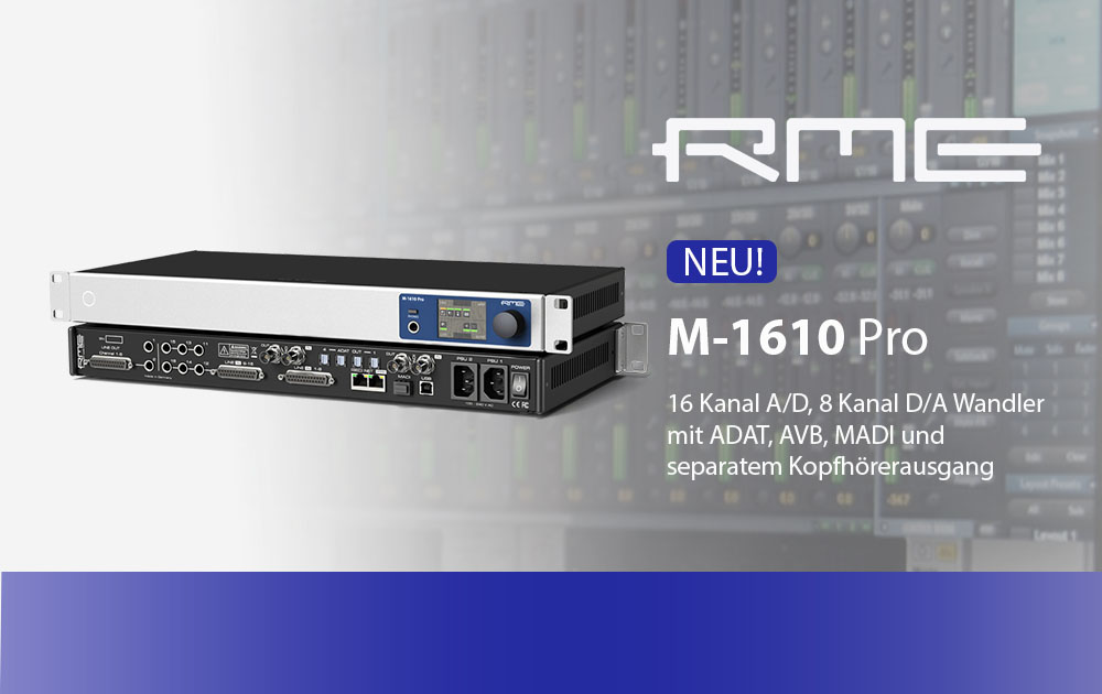 RME M-1610 Pro ab sofort erhältlich